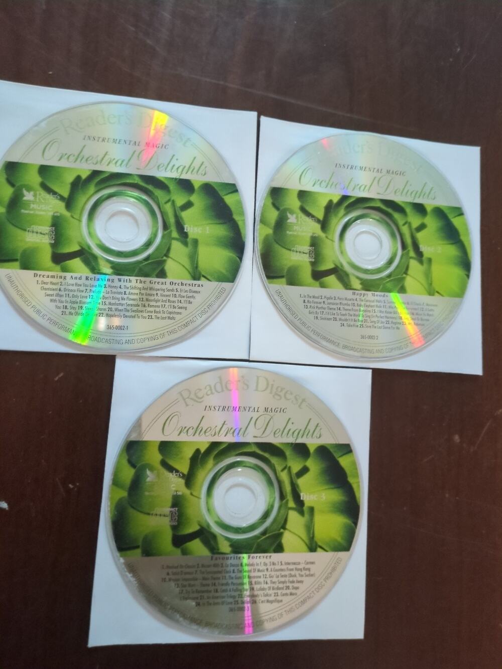 Orchestral Delights readers digest Instrumental Magic 3CD discs only